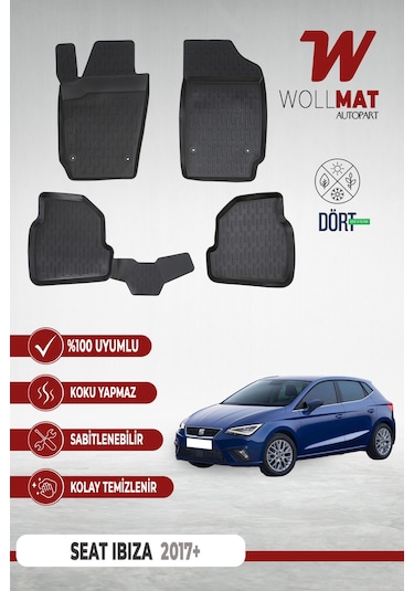 Seat Leon Paspas 2017 Sonrası 3d Havuzlu Paspas Seti