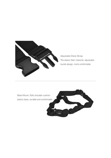 Pazly Gopro Aksiyon Kameraları İçin Ayarlanabilir Omuz Askısı - Spor Ve Macera Aktivitelerinde Rahat Kullanım, Uyumlu Modellerle