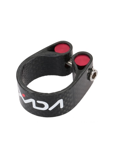 Kosona Karbondan Hafif Dayanıklı Bisiklet Oturma Direği Klem 34.9mm - 30.8/31.6mm Uyumlu Kilitleme Somunu Çok Renkli