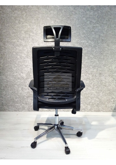 Petek Başlıklı Yönetici Koltuğu Deri