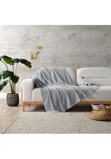 Adora Koltuk Şalı Gri - 130x170 Cm