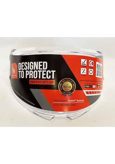 Mt Vizör V-28 Sefaf Renk Mt Thunder 4 Kask Camı Şefaf Renk V-28