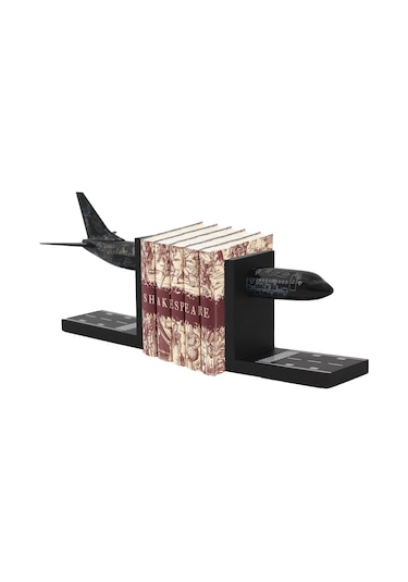 Zekupp Boeing 737-800 1/100 Ölçek Siyah Desenli Kitap Tutucu