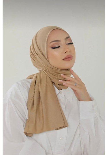 Gesshop Kadın Penya Şal Bej