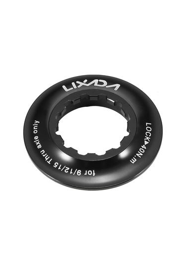 Lıxada Alüminyum Alaşım Bisiklet Merkezi Kilit Adaptörü Y21220 Siyah Siyah