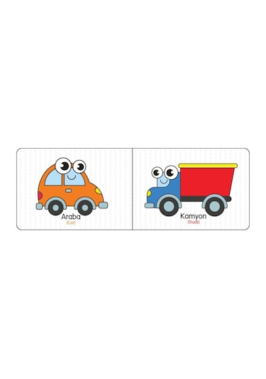 Ilk Kitaplarım Türkçe / Ingilizce Temel Kelimeler 6'lı Set 10,5x15cm