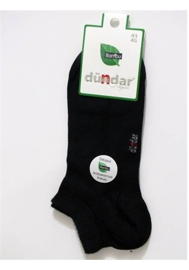 Dündar 6' Lı Bambu Parfümlü Patik Erkek Çorap Siyah