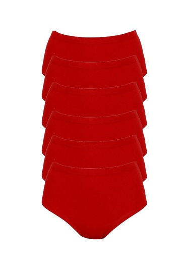 Iç Giyim Kadın Yüksek Bel Bato Külot 6'lü Paket 001