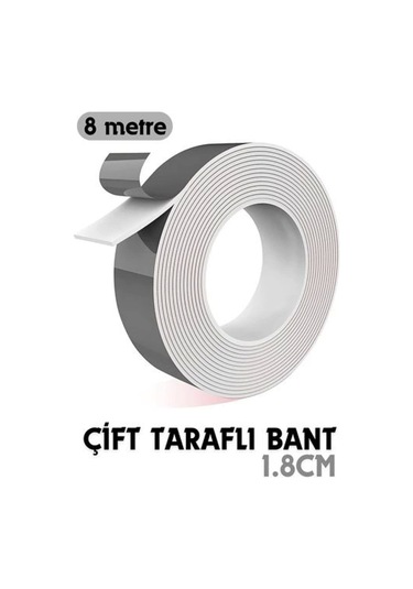 Modacar 8 Metre Çift Taraflı Yapıştırıcı Bant Çivisiz Montaj