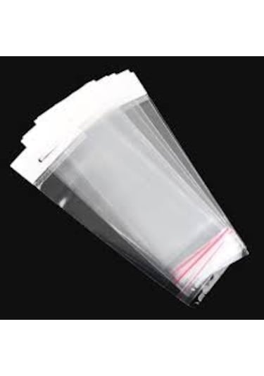 100 Adet 5x15 Askılı Jelatin Poşet
