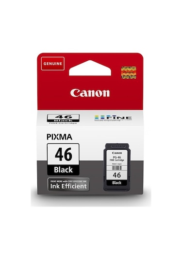 Canon Pixma E404 E414 4549292016970 9059B001 Pg 46 Siyah Kartuş
