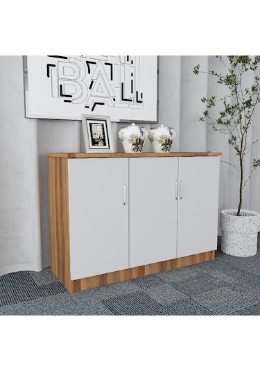 Oliver 5'li Ofis Takımı  Model 4 Çam Beyaz