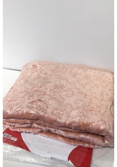 Padişah Desenli Açık Pembe Çift Kişilik Battaniye Nishev-p000077 Açık Pembe