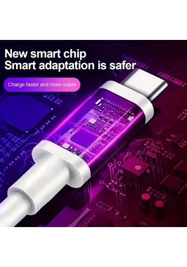 Fastbuy Dream011 120w Hızlı Şarj Kablosu 6a Usb-c 2m Xiaomi Huawei Redmi İçin Uyumlu 3 Adet Surge Flash Charge