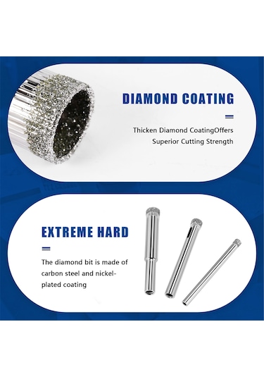 Sointeresting Cam Matkap Ucu Seti - Matkap Uçları Cam Delik Testeresi Şişe Çıkarıcı Sökücü Alet