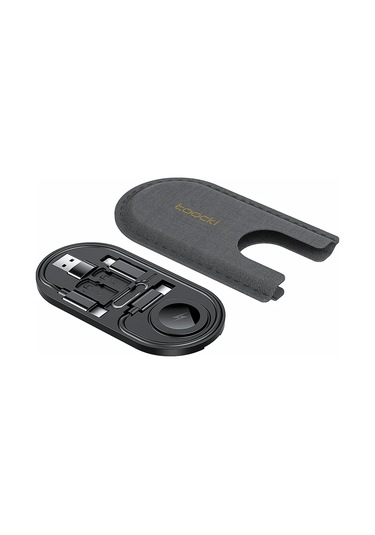 Toockitoocki 3a Tip C Hızlı Şarj Kablosu & Kablosuz Şarj Cihazı İle Çok Fonksiyonlu Taşınabilir Setbej90 Cm