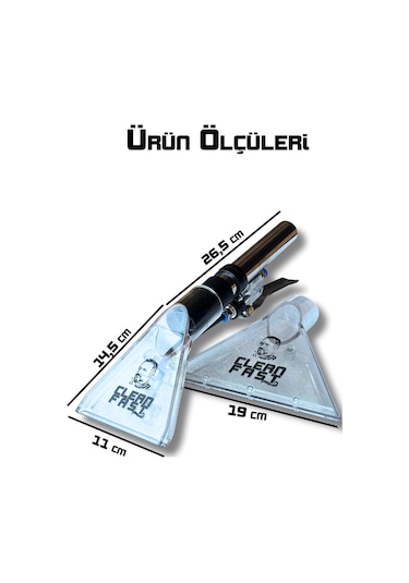 Halı Ve Koltuk Yıkama Başlığı Vakum Aparatı Metal Tetikli Cleanfast Uyumlu