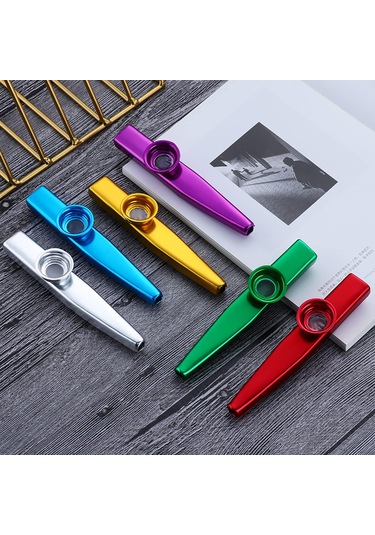 Midex KZ-25X Renkli Full Set Plastik Kazoo 7'li Set Tüm Renkler