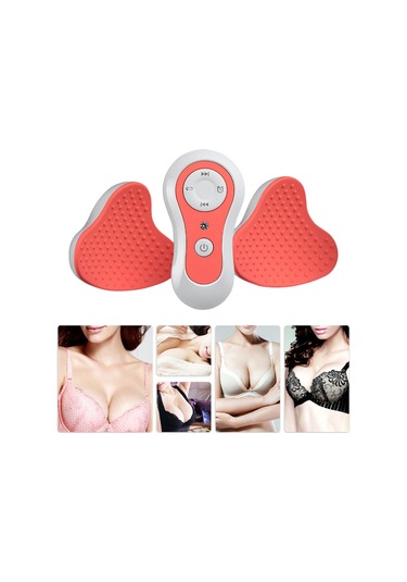 Suntek Elektrikli Göğüs Masajı Simülasyon Masaj Aleti Kadın Turuncu