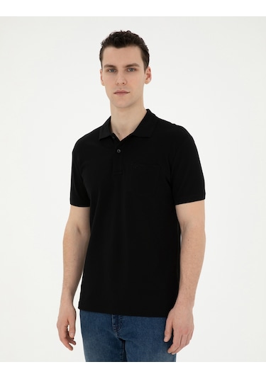 Pierre Cardin Erkek Siyah Tişört Basic 50280753-vr046 Siyah