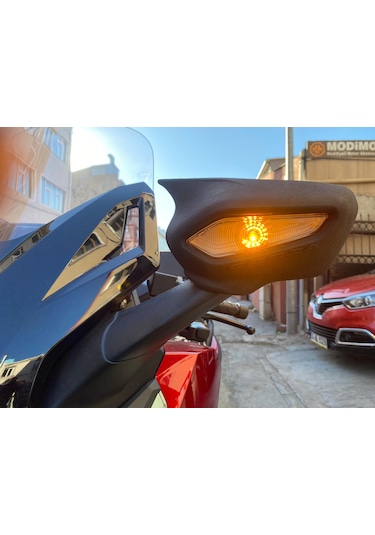Honda Forza 250 Ayna Koruma Siyah