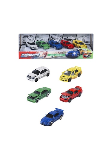 Majorette Jdm Legends Anime 5'li Araba Seti