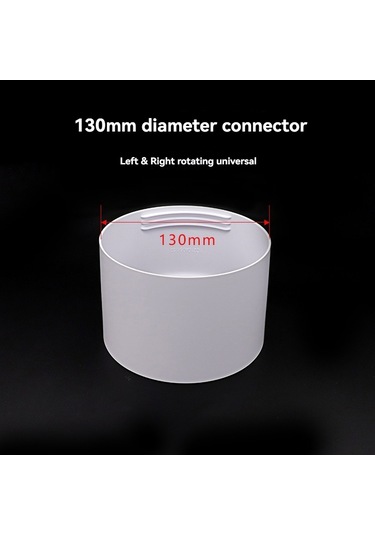 Reedark Taşınabilir Klima Boru Bağlantısı 130mm - Isı Yalıtımılı Pencere Sızdırmazlık Tabanı - Abs/pp Malzeme