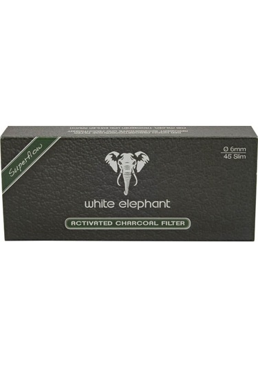 White Elephant 6mm Kömürlü Pipo Filtresi 45 Adet 352440