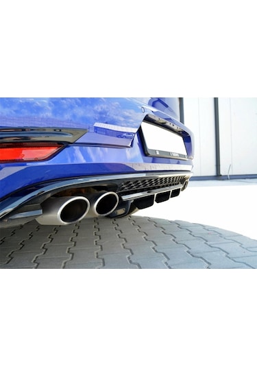 Volkswagen Golf 7.5 Arka Tampon Difüzör Gti Çift Çıkış 2017-