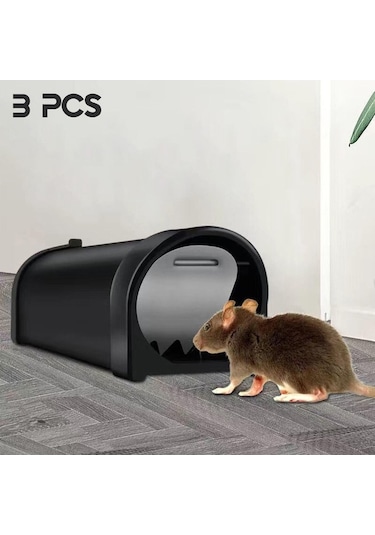 Createtech Homyl 3x İnsancıl Fare Kapanı - Öldürmeyen Fare Kafesi Kapanı
