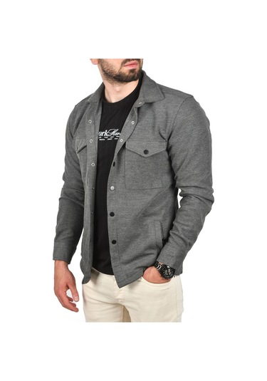 Deepsea Erkek Füme Örme Kalın Kumaş Gömlek Yaka Çıtçıtlı Cepleri Kapaklı Spor Ceket 2500557 Füme Deepsea Erkek Füme Örme Kalın Kumaş Gömlek Yaka Çıtçıtlı Cepleri Kapaklı Spor Ceket 2500557 Füme
