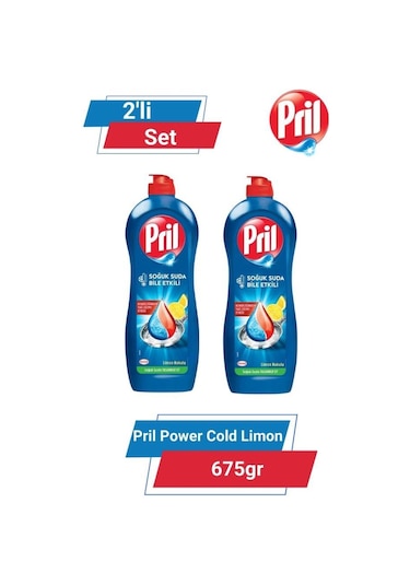 Pril Power Cold Limon 675gr 2'li Set set-hnkdtj-5175-6124