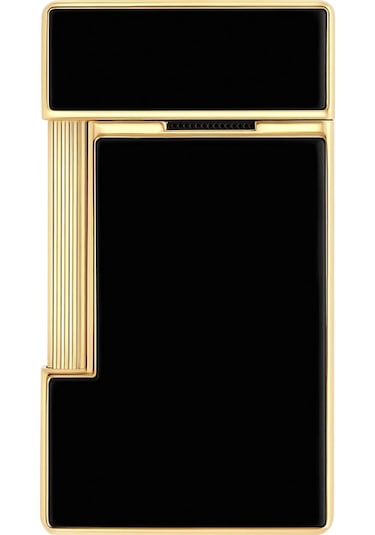 S.t. Dupont Lacquered Slimmy Siyah Puro Çakmağı 28222