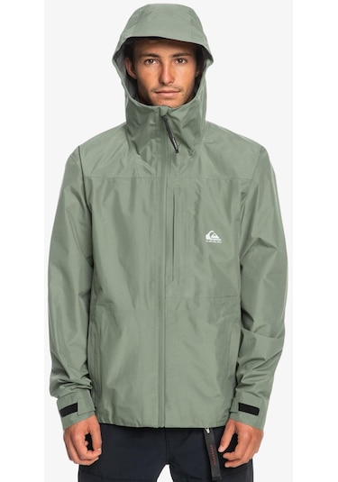 Quiksilver Over Cast Gore Tex Jk Erkek Mont-27702-yeşil