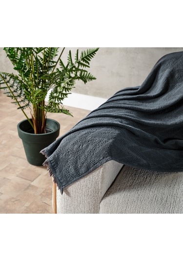 Adora Koltuk Şalı İndigo - 130x170 Cm
