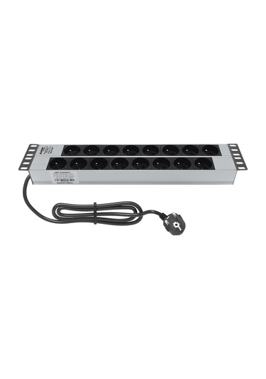 Amp Connect 19" 2u 16 Ups / Fransız Soketli Alüminyum Kabin Prizi Pdu