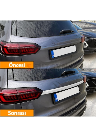 S-dizayn Chery Tiggo 8 Pro Krom Bagaj Çıtası 2022 Üzeri