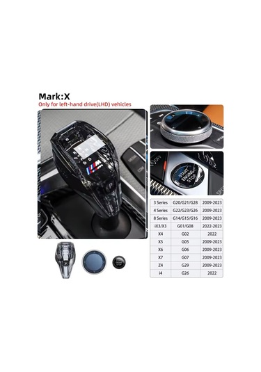 Bmw 4 Serisi F22 Kristal Vites Topuzu 2020-2022 Kristal