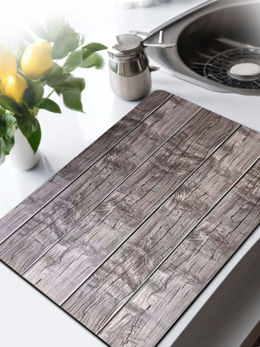 Full House&garden Bulaşık Kurutma İçin Emici Paspas Nem Geçirmez 60x40 Cm 456662541 Beyaz