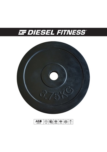 Diesel Fitness Kauçuk Kaplı 3,75 Kg Ağırlık Plakası