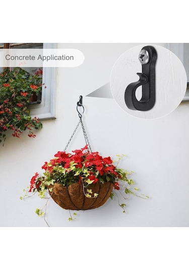 Sones 45 Adet / Kutu Tatil Işıkları Askı Kancaları Tel Ve Led Işık İçin Phillips Vida İle Siyah