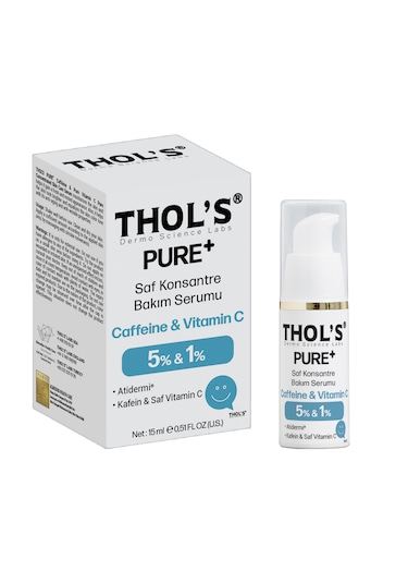 Thol's Pure+ Caffeine & Vitamin C Konsantre Bakım Serumu 15 ML