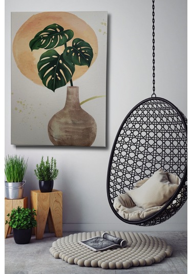 Minimalist Dekoratif Duvar Dekorasyonu Kanvas Soft Renkli Tablo