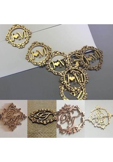 Hdrlazerdizayn Ahşap Mühür (10 Adet)