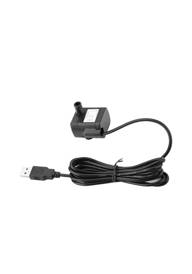 Qingmipy 5v Usb Mikro Su Pompa, Sessiz Dairesel Soğutma, Balık Tankı İçin, 3 Adsorpsiyon Aleti, 1.5w, 180l/h