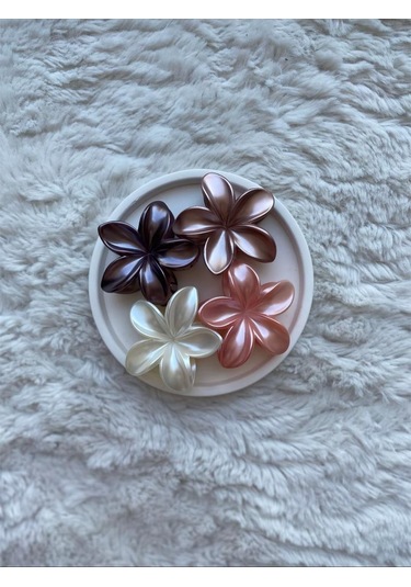 4'lü Set Pastel Mat Renk Lotus Toka Çok Renkli