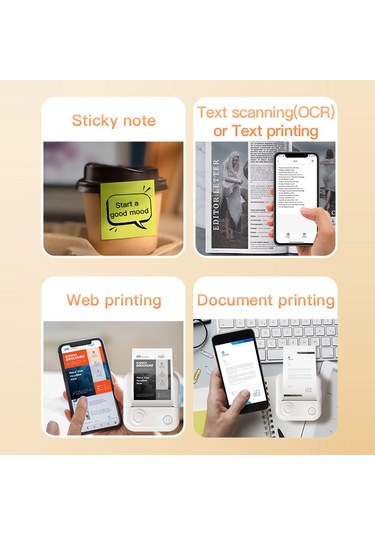 Lemestar D3 Termal Etiket Yazıcı Bluetooth 200dpı - Aı Portre, Fotoğraf, Listeler, El Defteri - 1200mah Pil + 15mm Etiket 5'li + Renkli Kağıt 3'lü + Kalem 12'li Pembe Siyah