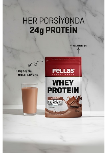 Fellas Whey Protein Tozu Doypack - Çikolata Aromalı 525 G Çikolata