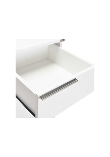 Diamond 5 Çekmeceli Tek Kapaklı Dolap - Lake Beyaz