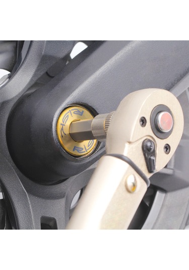 Hombey Titanium Alloy Renkli Bisiklet Mil Somunu, M8 15mm, Suya Dayanıklı, Kilitli Bıçak Ve Krank İçin, 8mm Anahtar Uyumu Çok Renkli